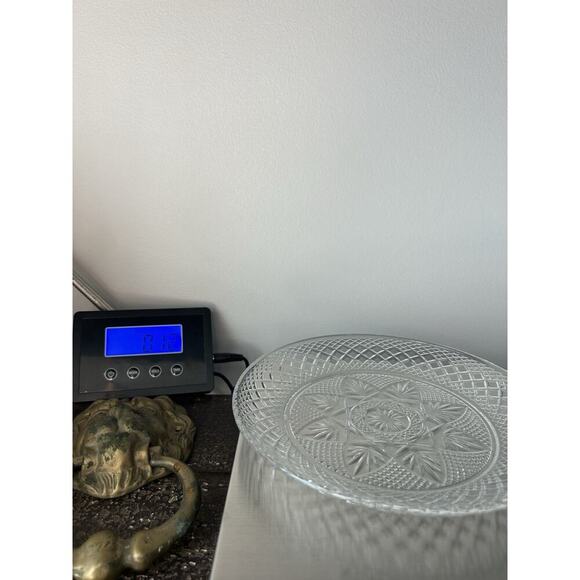 New 4 Cristal D'Arques-Durand Antique Clear 8” Luncheon Plates Vintage - Picture 15 of 15